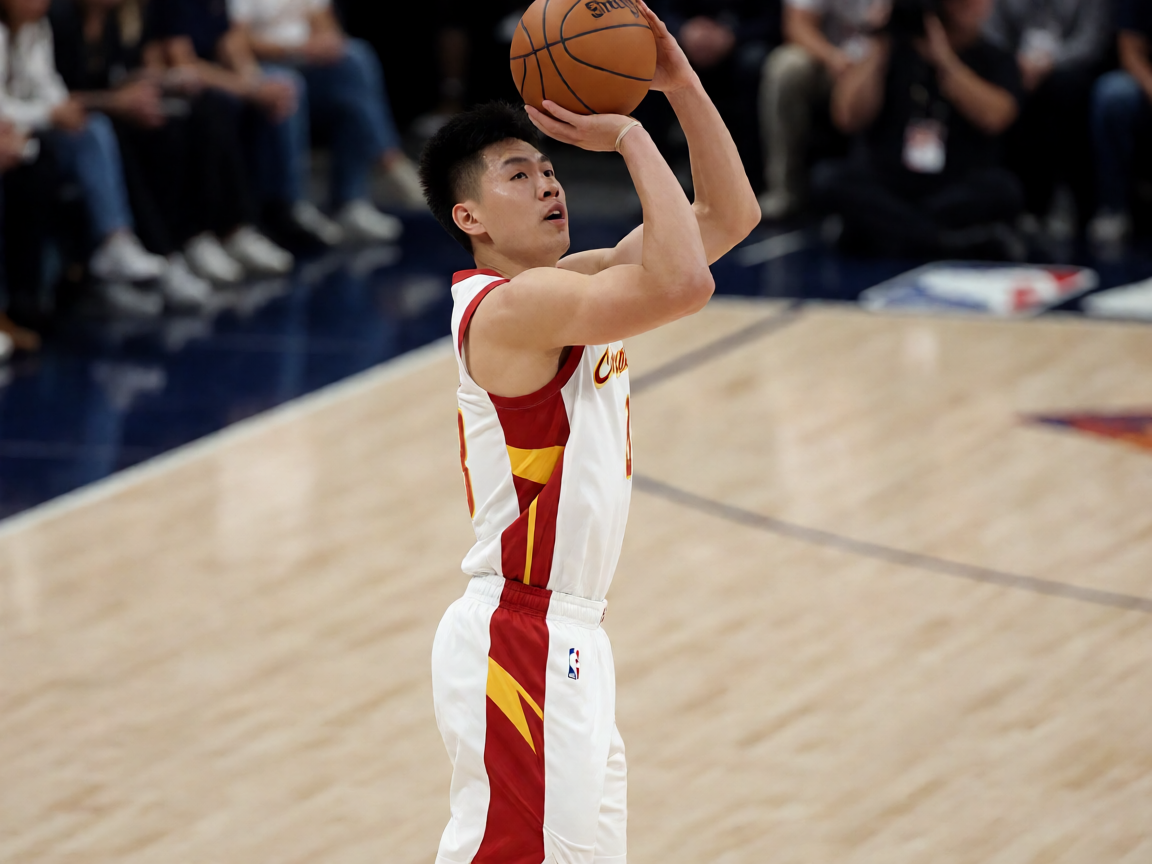 NBA球员投篮特写